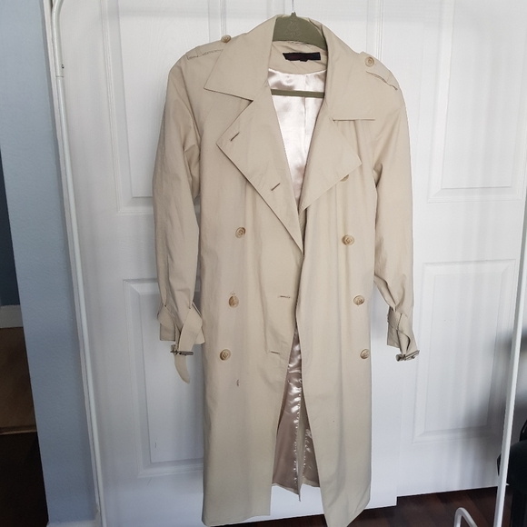 Anne Klein sz 8 Tan Trench Coat - Picture 1 of 4